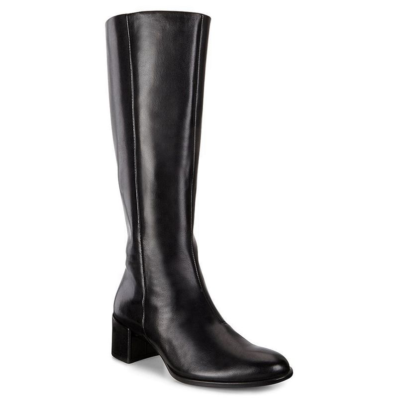 Botas De Tacones Ecco Shape 35 Block Para Mujer,Negras,149275-OLS